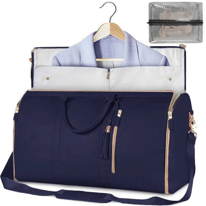 Foldable Clothing Carry-on Garment Bag - Duffle Bag Women's Business Foldable Travel Bag
