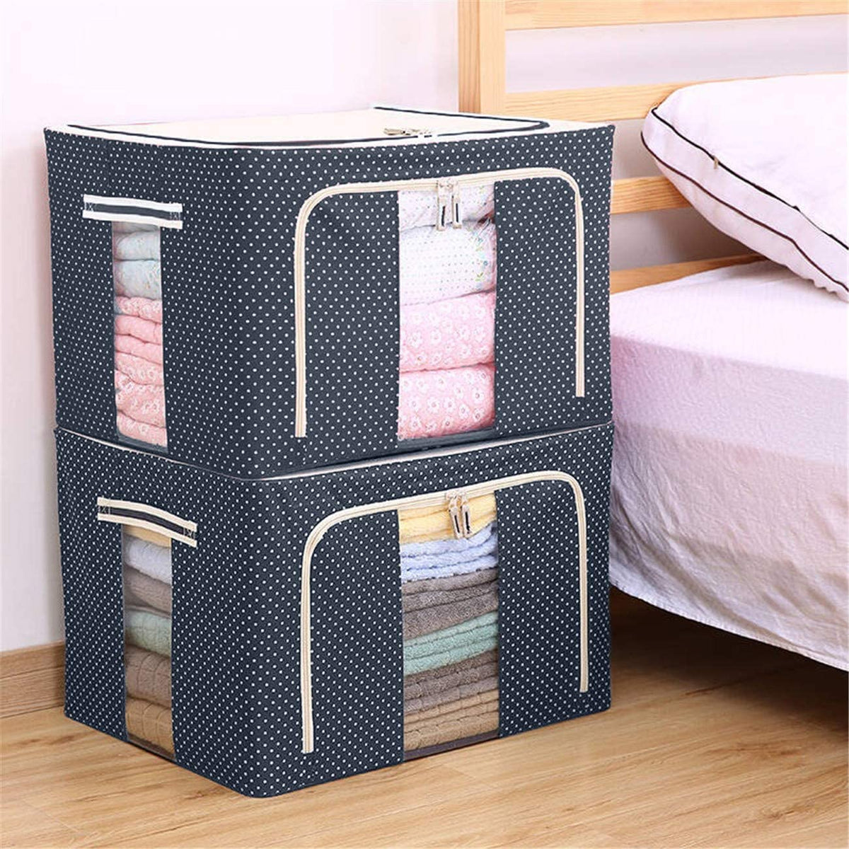 Foldable Cloth Organizer for Clothes/Towels/Sheets