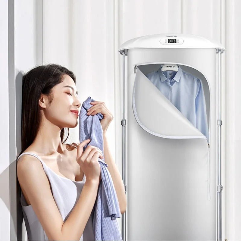 Foldable Electric Clothes Dryer - Ventless Warm-Air Drying Cabinet for Apartments