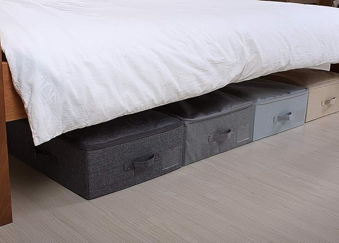 Foldable Underbed Storage Bag – Large Capacity Organizer with Adjustable Compartments