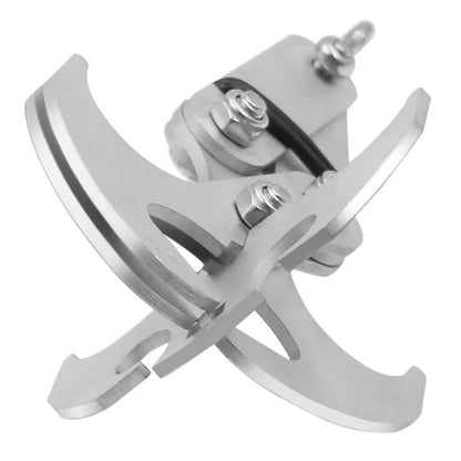 Folding Grappling Hook - Multi-Functional Tool for Rock Climbing, Survival, and Emergency Situations