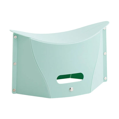 Folding Camp Stool - Ultra-Slim Portable Seat That Folds Flat for Camping, Fishing, Travel and Lines