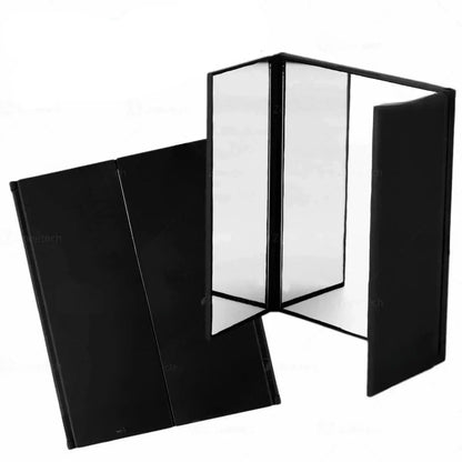 Folding Visor Vanity Mirror - Cosmetic Clip-on Sun-shading Mirror for Car, Truck,  SUV, and Van Sun Visors