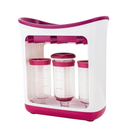Food Squeezer Station - Food Maker for Infant Baby with Storage Bags
