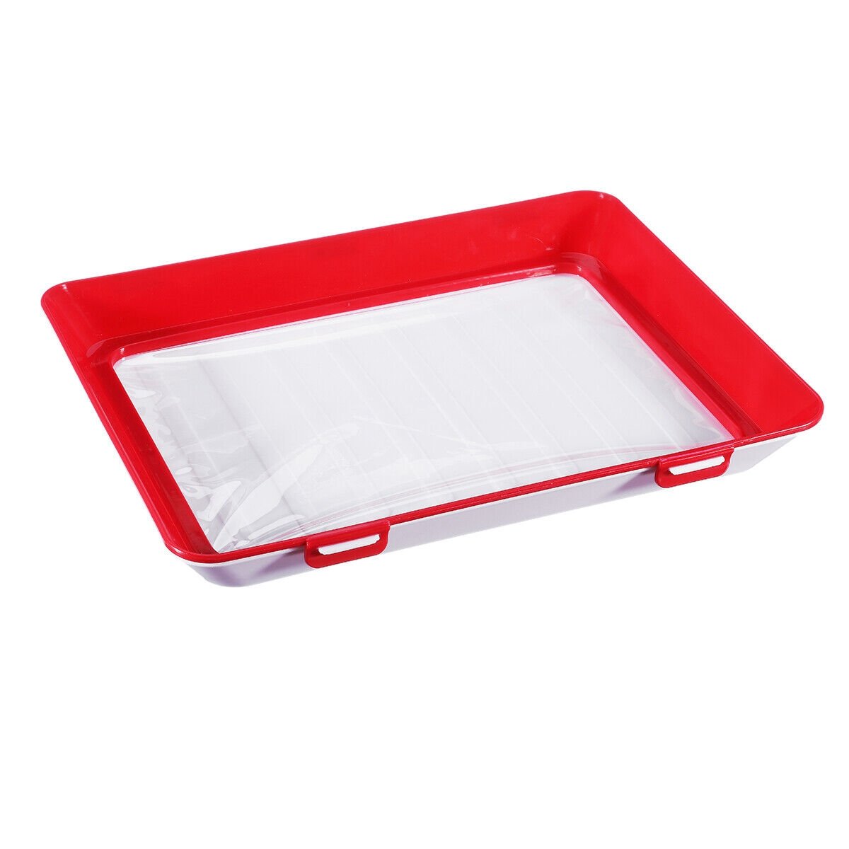 Food Preservation Tray - Stackable, Reusable Food Tray with Plastic Lid