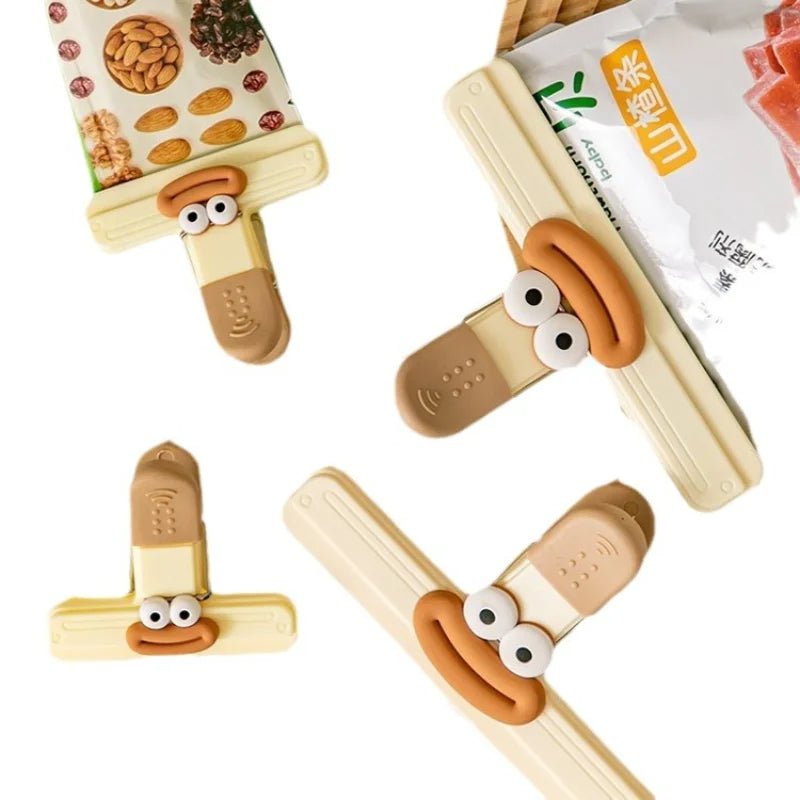 Food Sealing Clips – Moisture-Proof Snack & Tea Bag Sealer for Freshness, Essential Kitchen Gadgets for Food Preservation