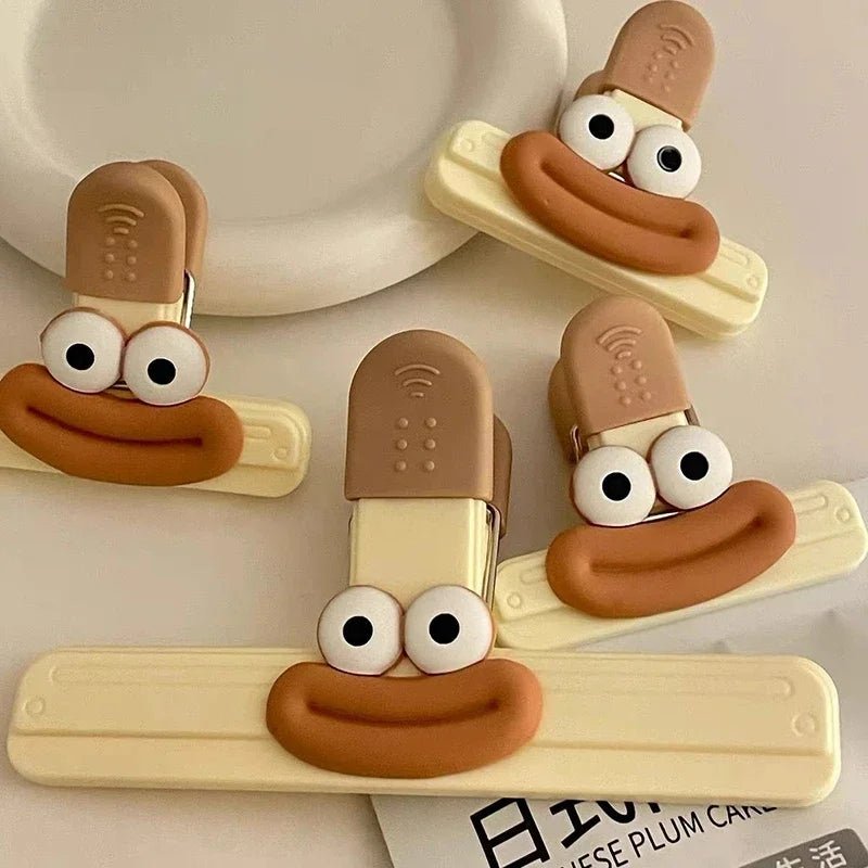 Food Sealing Clips – Moisture-Proof Snack & Tea Bag Sealer for Freshness, Essential Kitchen Gadgets for Food Preservation