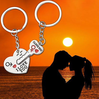 Forever Yours Personalized Couple Keychain – Thoughtful Keepsake for Weddings, Parties & Loved Ones Perfect for Valentine's Day