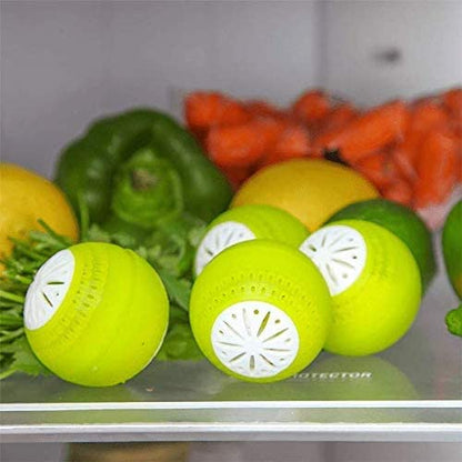Fridge Moisture & Odor Absorber Balls – 3-Piece Set for a Fresher Kitchen with Active Carbon