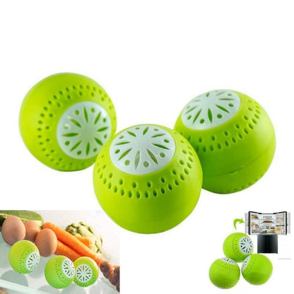 Fridge Moisture & Odor Absorber Balls – 3-Piece Set for a Fresher Kitchen with Active Carbon