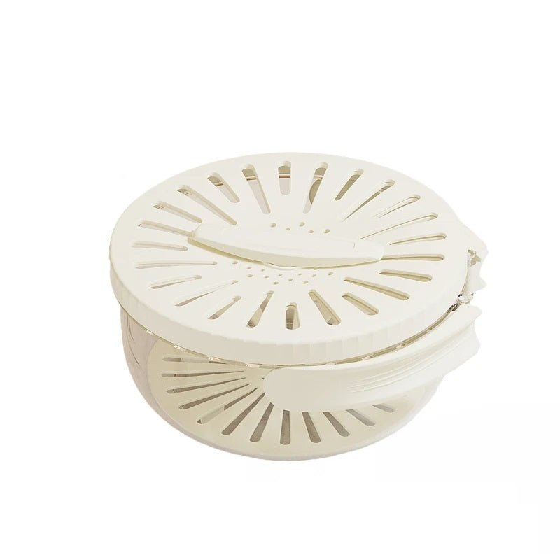 Fruit Drain Basket with Lid – Foldable Vegetable Washing Bowl & Colander for Effortless Kitchen Cleaning and Storage