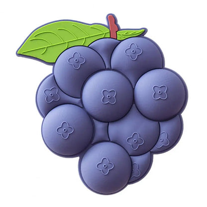 Fruit Fridge Magnets – 3D Grape & Pea Acrylic Suction Stickers for Creative Home Décor