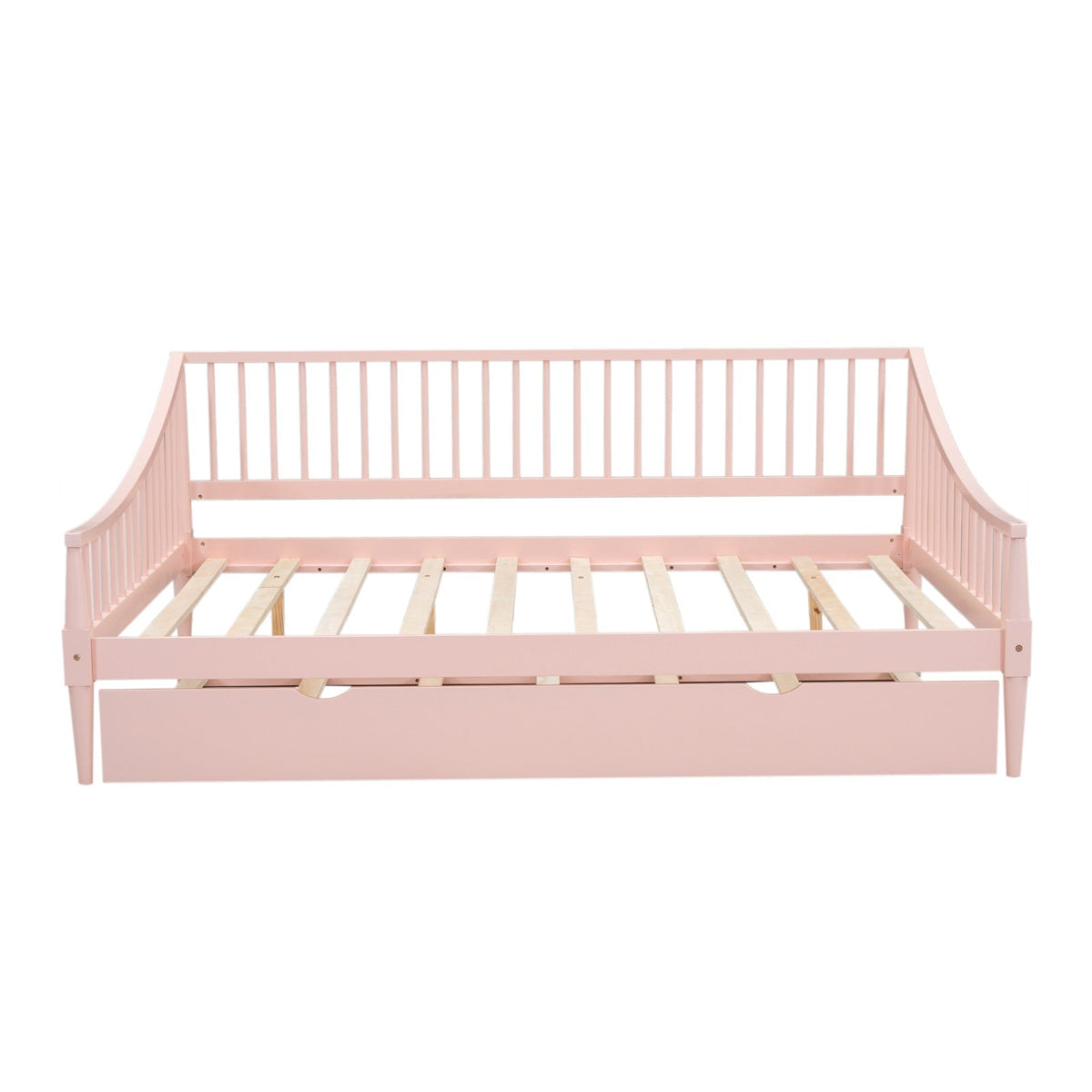 Full Size Daybed with Support Legs and Trundle