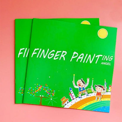 Funny Finger Painting Kit - 6/12 Colors Kids Washable Paint Set, Non Toxic and Safe Ink Pads