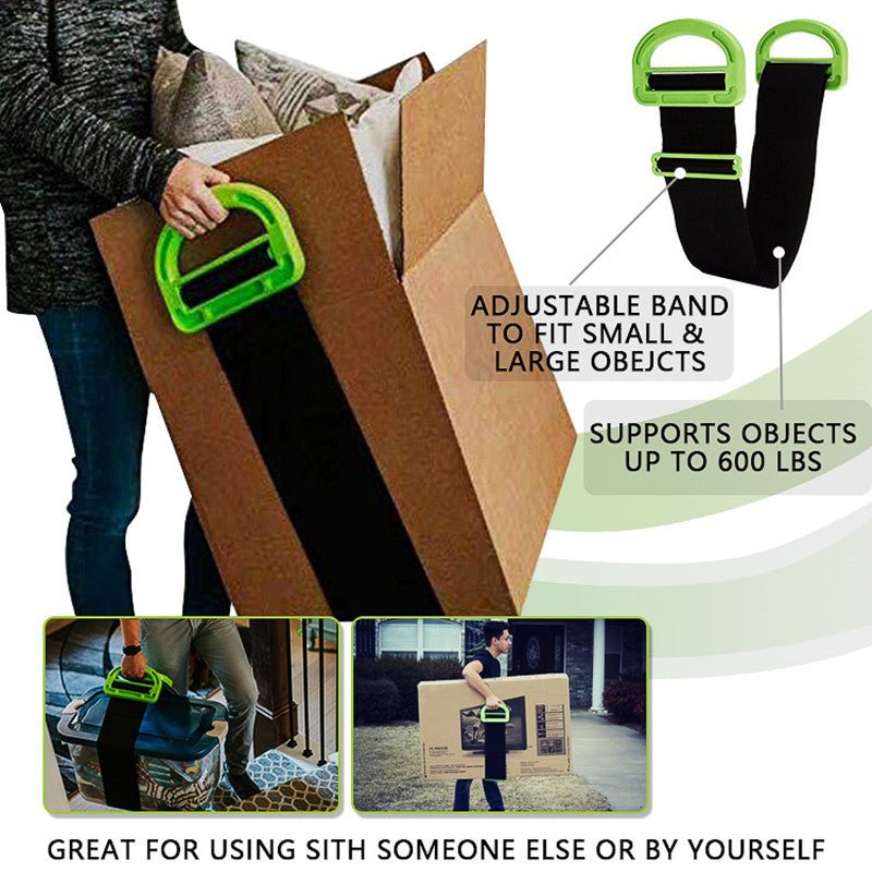 Furniture Moving Straps With Durable Handles Support