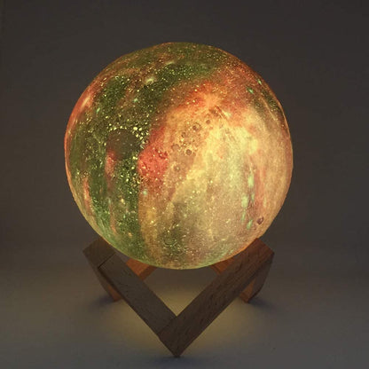 Galaxy Moon Lamp Night Light with 16 LED Colors, Touch, Remote Control