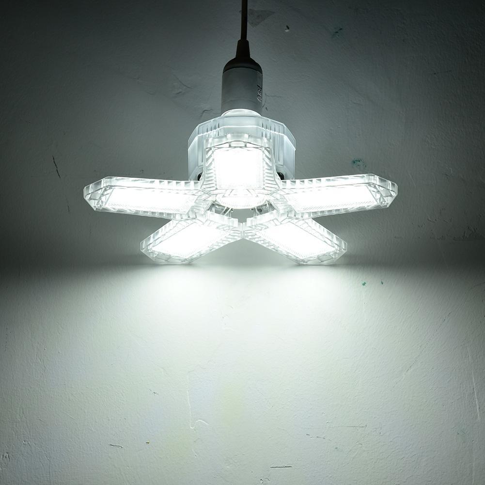 Garage Light with 5 Foldable Panels