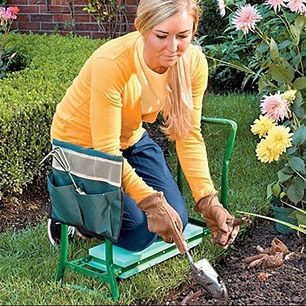 Garden Knee Tool - Heavy Duty Gardening Tool for Kneeling and Sitting to Prevent Knee & Back Pain