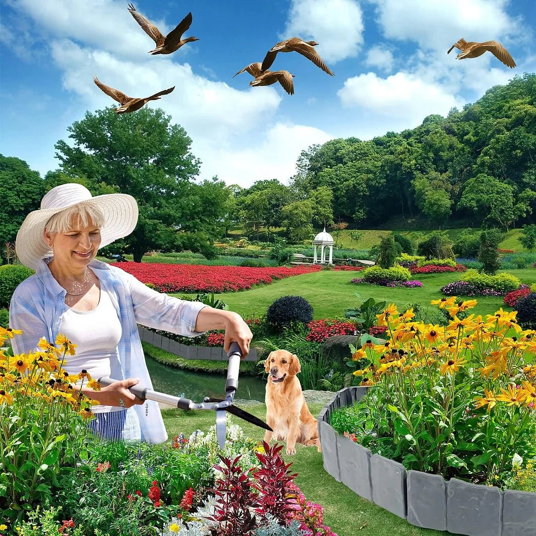 Garden Landscape Edging Border No Dig - 20pcs DIY Garden Fence