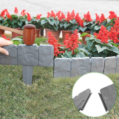 Garden Landscape Edging Border No Dig - 20pcs DIY Garden Fence