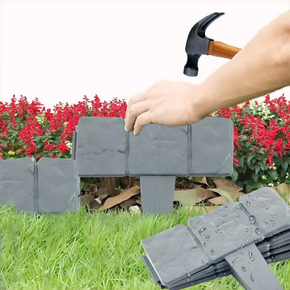 Garden Landscape Edging Border No Dig - 20pcs DIY Garden Fence
