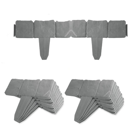 Garden Landscape Edging Border No Dig - 20pcs DIY Garden Fence