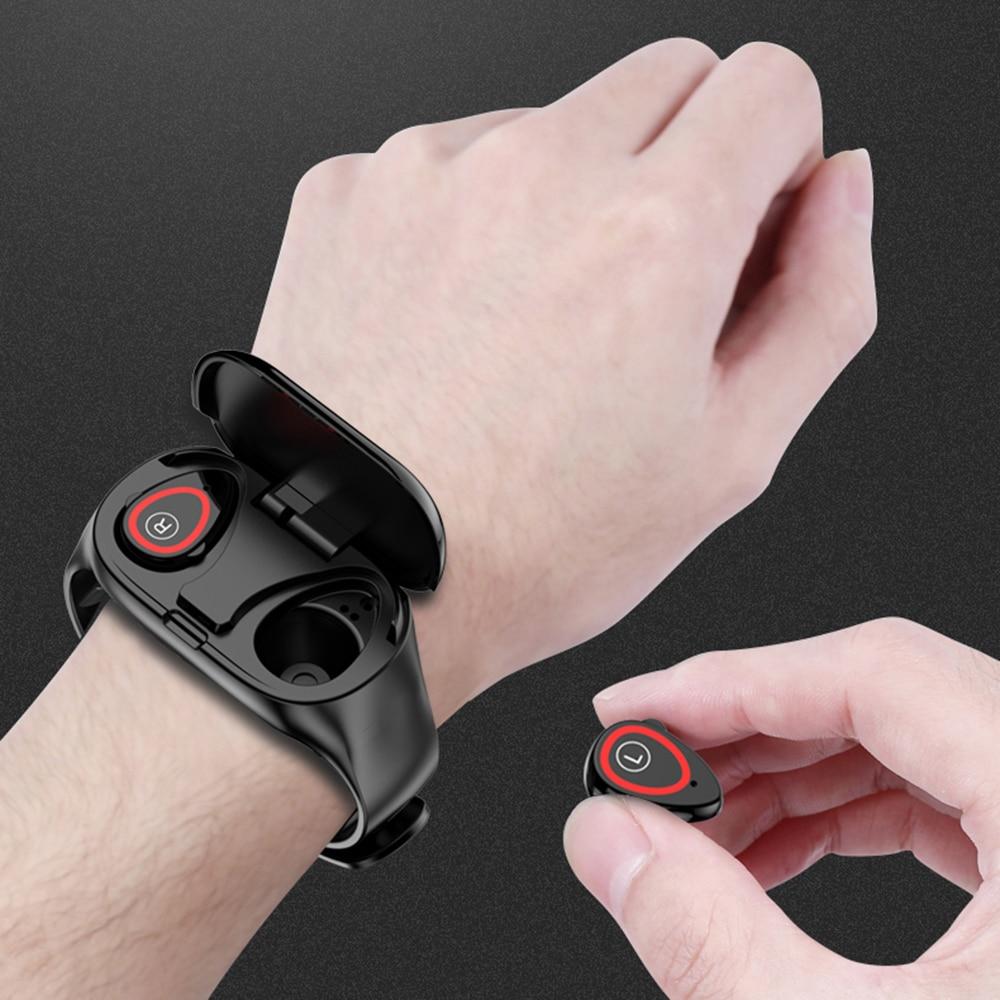 Smart Watch with Earbuds - 2-in-1 Fitness Tracker & Wireless Audio for Seamless Connectivity and Comfort