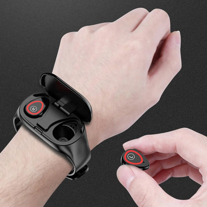 Smart Watch with Earbuds - 2-in-1 Fitness Tracker & Wireless Audio for Seamless Connectivity and Comfort