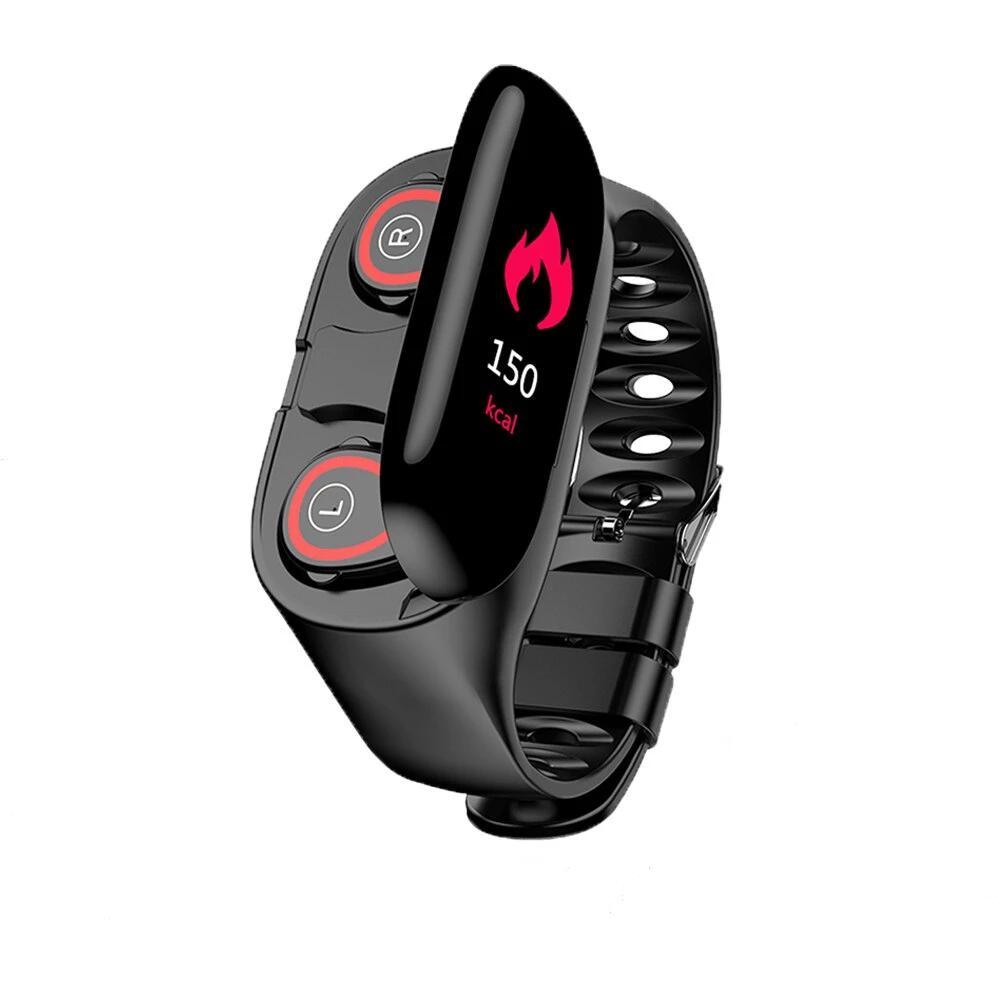 Smart Watch with Earbuds - 2-in-1 Fitness Tracker & Wireless Audio for Seamless Connectivity and Comfort