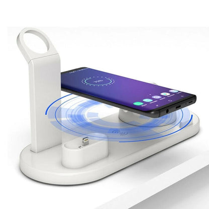 Fast-Charging Station - 4-in-1 Charging Dock for Mobile Phones and Gadgets