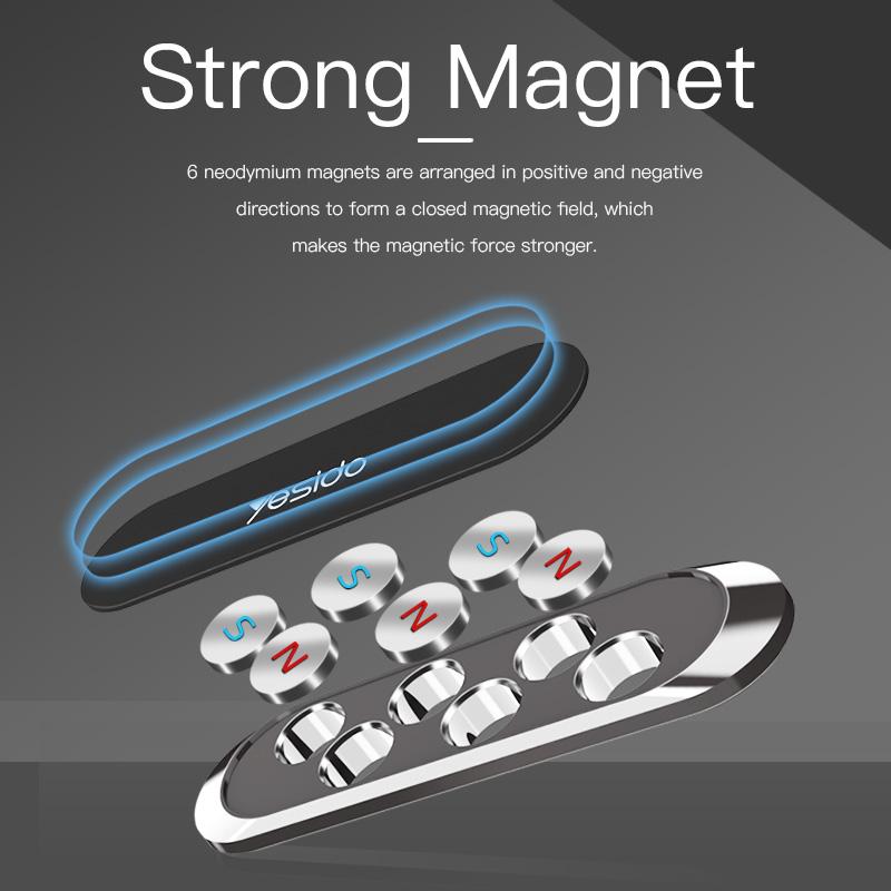 Magentic Mini Strip Car Phone Holder Mount