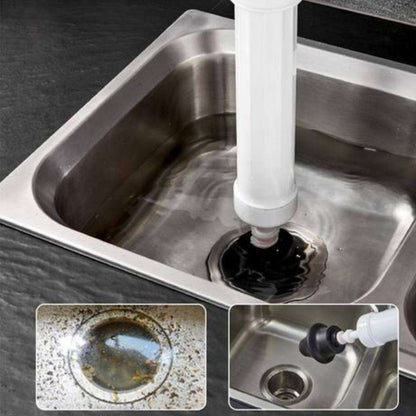 Plunger Air Blast Anti-Clog Gun for Toilets & Drains