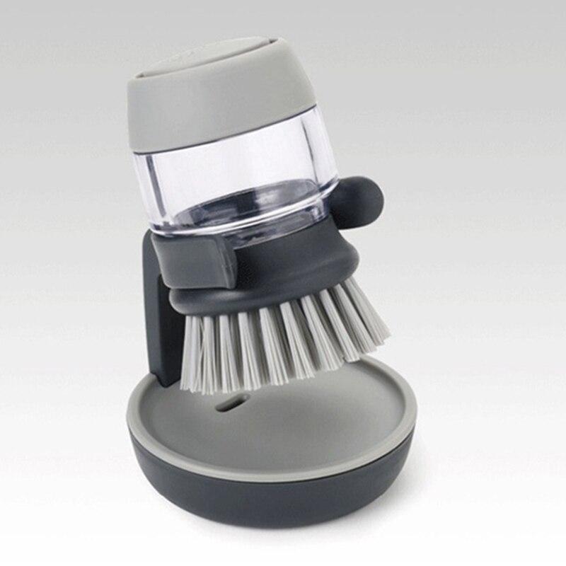 GearPressWash™ - Press-type Dishwashing Brush
