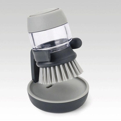 GearPressWash™ - Press-type Dishwashing Brush