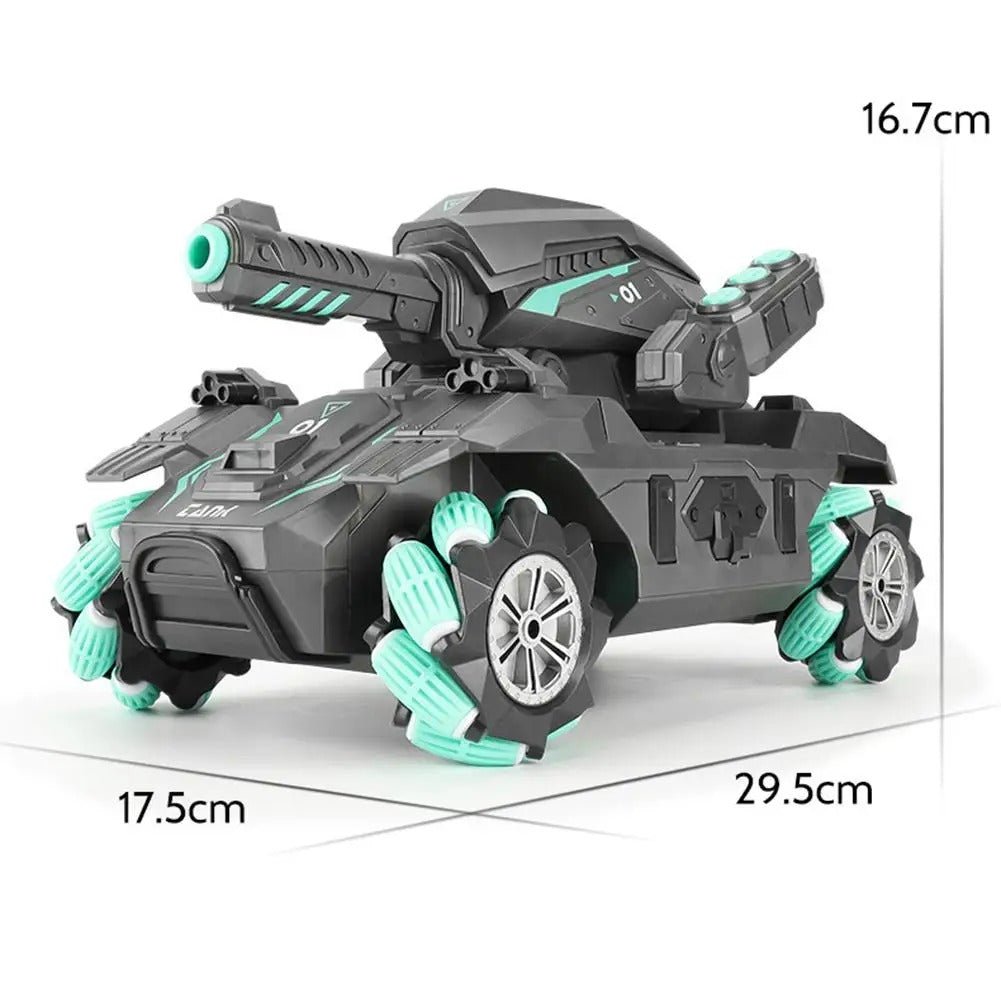 Gesture-Controlled RC Tank That Shoots - Children's Remote-Control Car with Water Bomb Launcher and Gesture Sensing