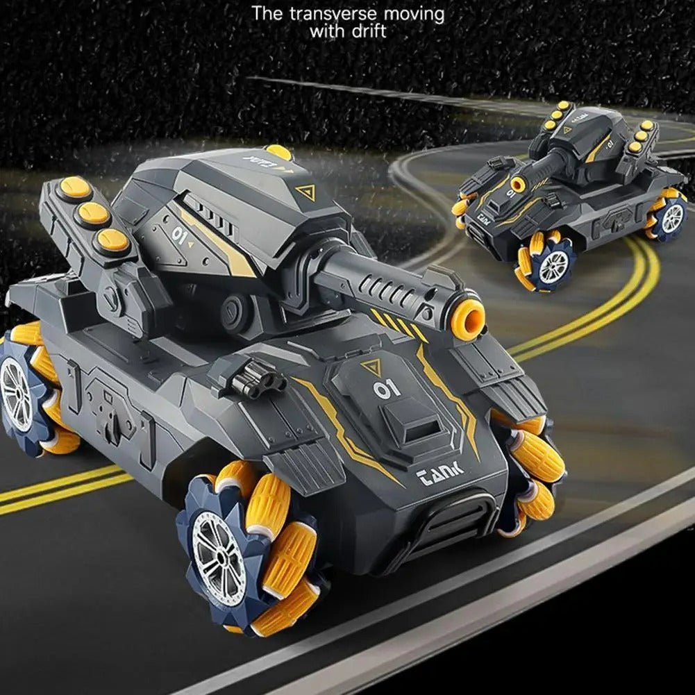 Gesture-Controlled RC Tank That Shoots - Children's Remote-Control Car with Water Bomb Launcher and Gesture Sensing