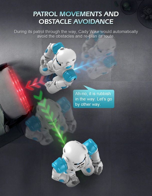 Gesture Sensing Smart Robot, Toy for Kids Birthday Gift Present