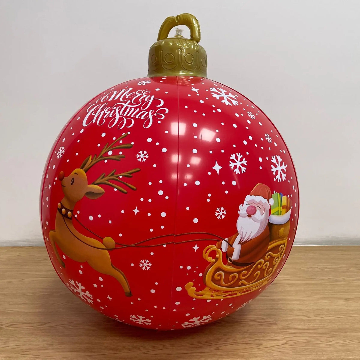 Giant Inflatable Christmas Ornament - Christmas Decoration Outdoor Inflatable Ball