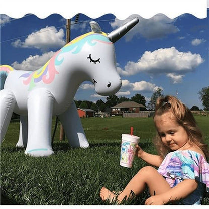 Giant Inflatable Unicorn Water Spray - Unicorn Sprinkler for Kids