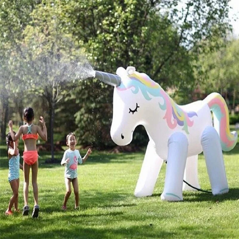 Giant Inflatable Unicorn Water Spray - Unicorn Sprinkler for Kids