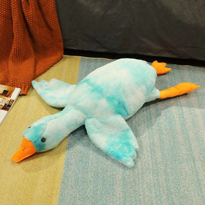 Giant Plush Big White Duck Pillow – Ultra-Soft Hugging Pillow in 7 Charming Colors, Perfect Cuddly Companion & Whimsical Christmas Gift for Kids