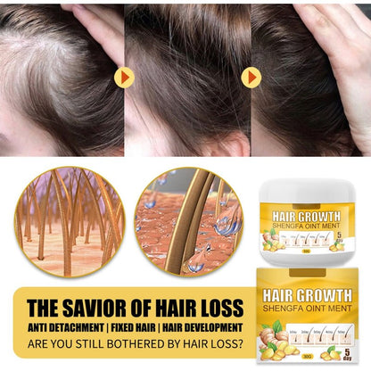 Ginger Hair Growth Cream – Natural Hair Loss Treatment