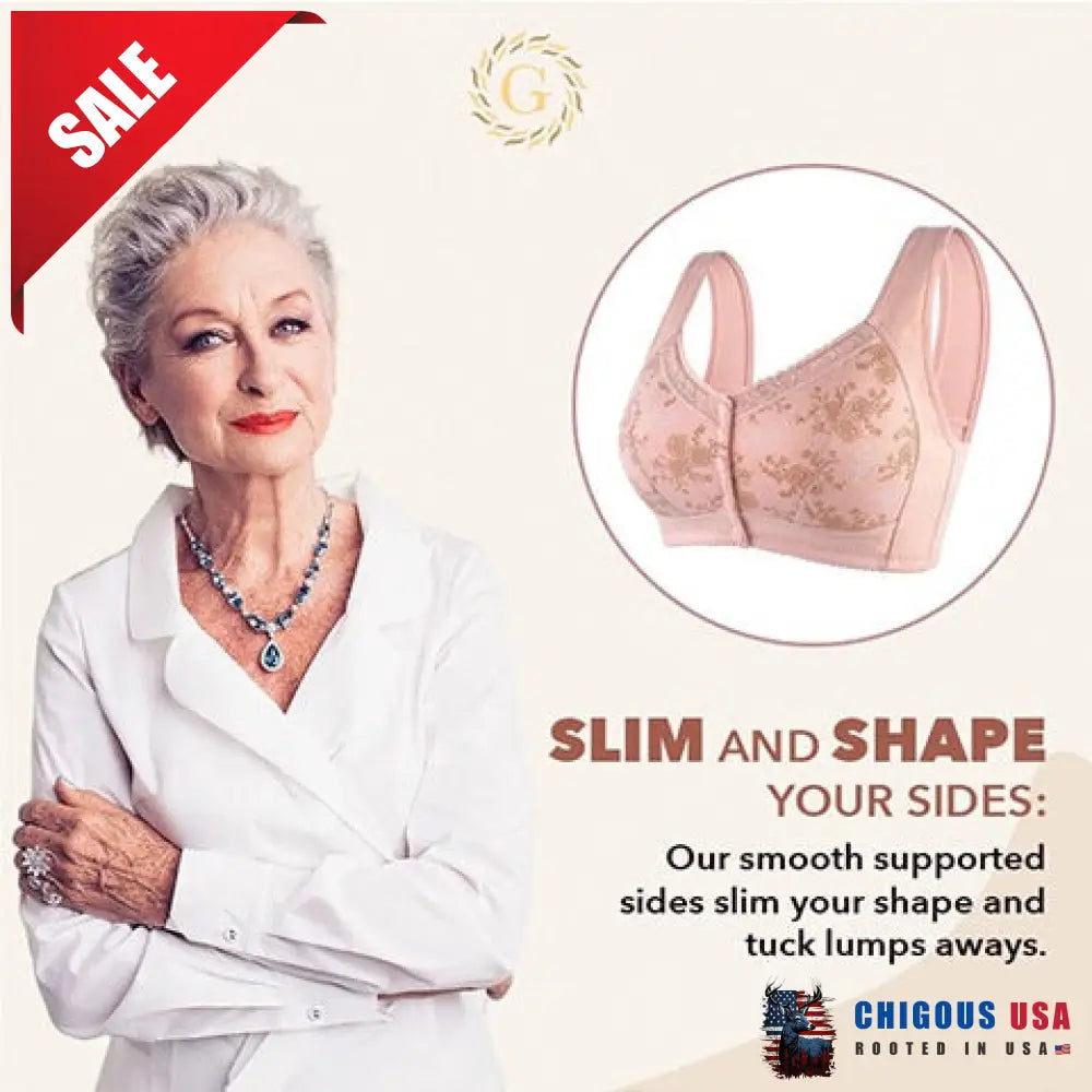Glamorette – Cotton Front Closure Bra