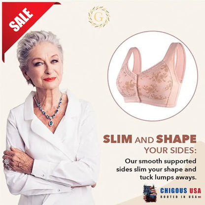 Glamorette – Cotton Front Closure Bra
