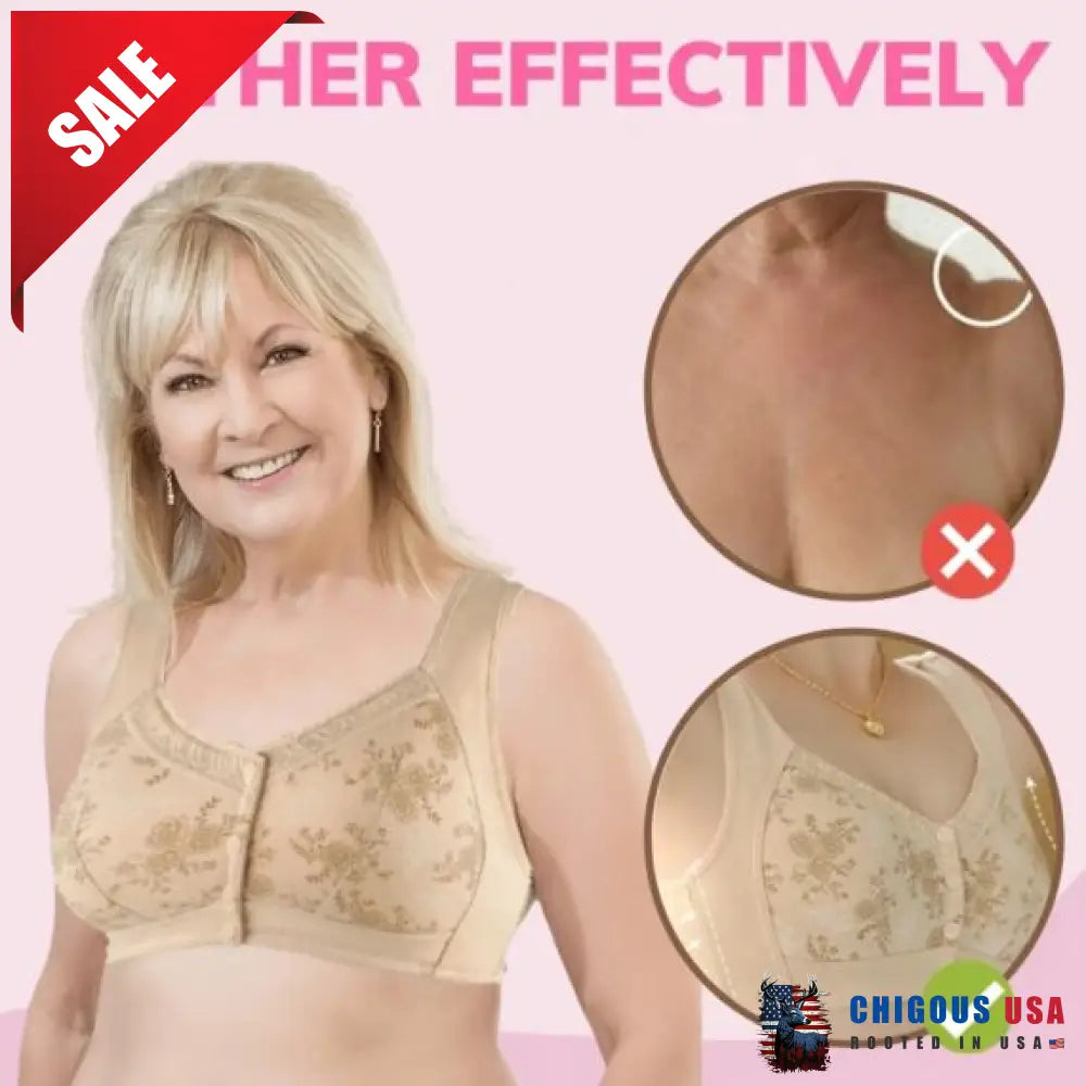 Glamorette – Cotton Front Closure Bra
