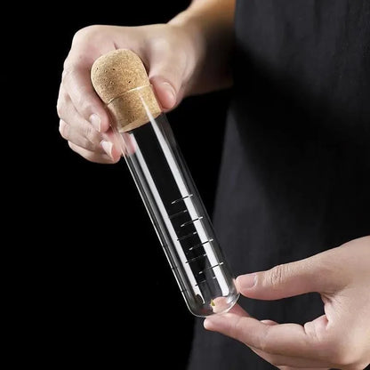 Glass Test Tube Tea Infuser – Elegant & Reusable Tea Strainer for Loose Leaf Tea