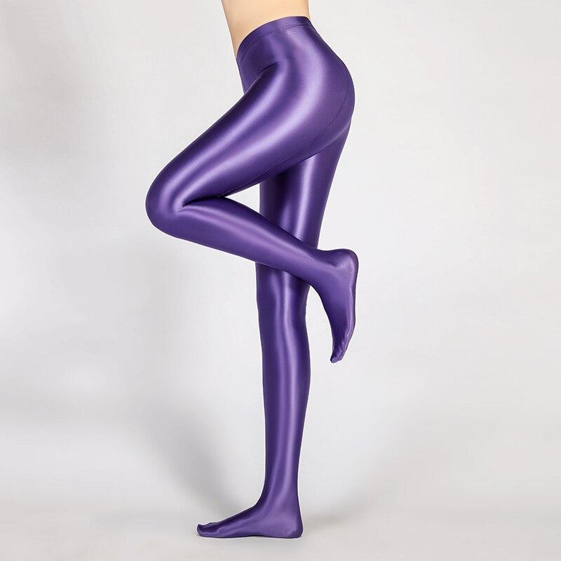 Glossy Opaque Shiny High Waist Sexy Stockings -  High Elastic Skinny Leggings Pencil Pants