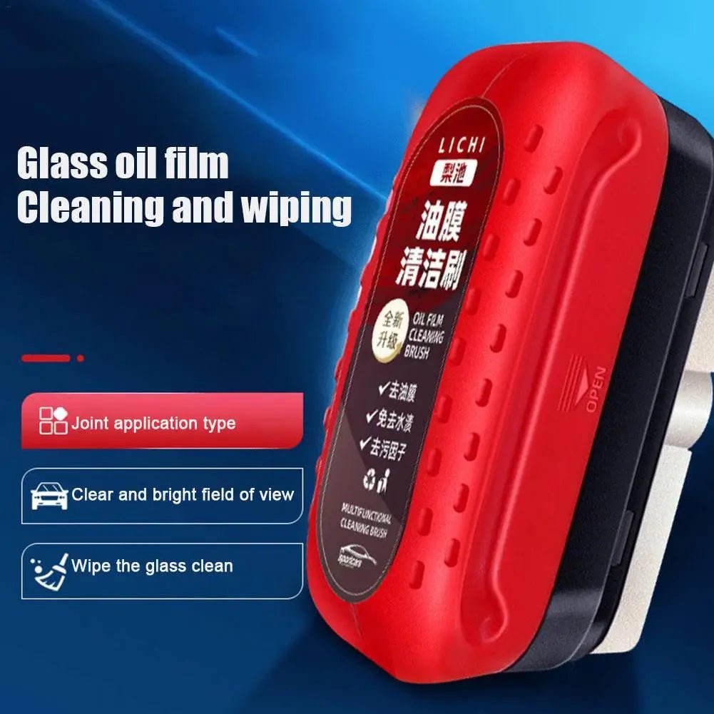 Glossy Powerful Automotive Windshield Cleaner - Car Window Cleaner Prevents Rain And Fog | Glass Cleaning Brush