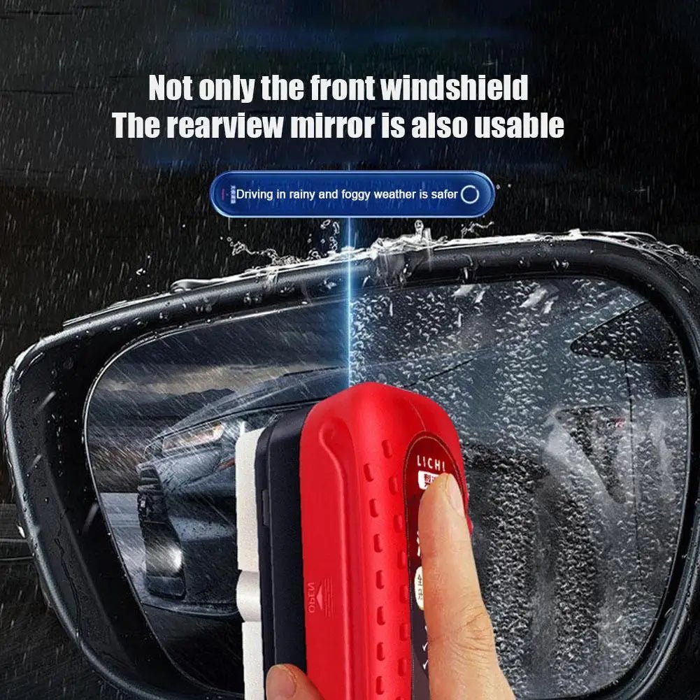 Glossy Powerful Automotive Windshield Cleaner - Car Window Cleaner Prevents Rain And Fog | Glass Cleaning Brush