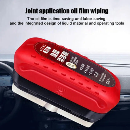 Glossy Powerful Automotive Windshield Cleaner - Car Window Cleaner Prevents Rain And Fog | Glass Cleaning Brush